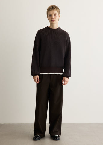 Akuna Fisherman Rib Crew Sweater