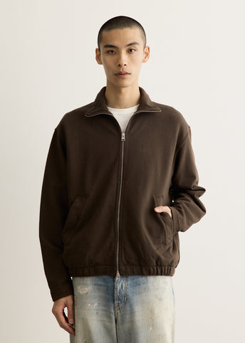 Hornidal Relaxed Organic Loopback Track Jacket