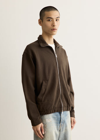 Hornidal Relaxed Organic Loopback Track Jacket