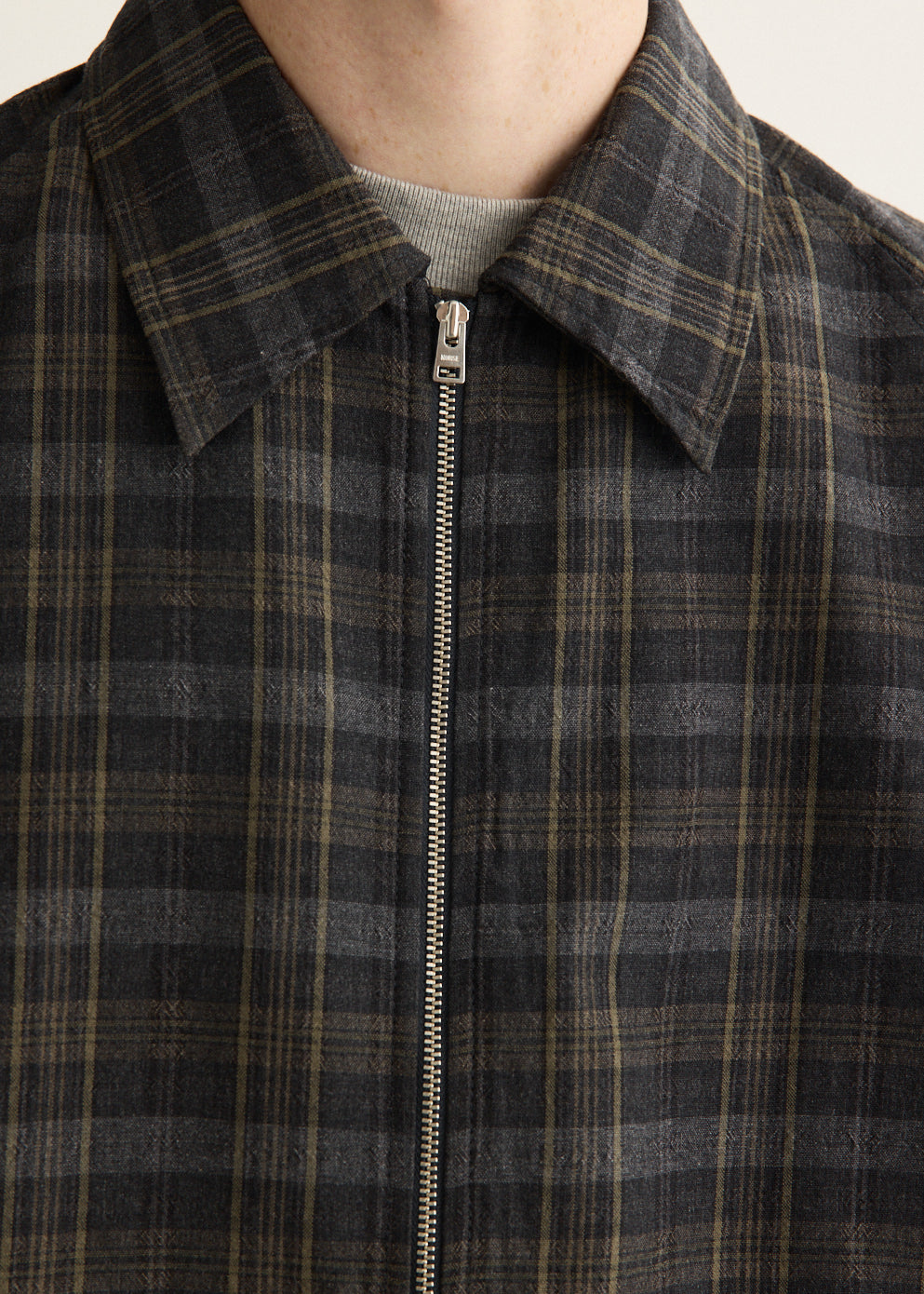 Stensholt Cotton Wool Check Blouson