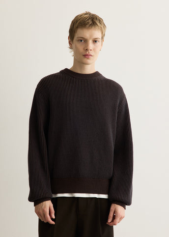 Akuna Fisherman Rib Crew Sweater