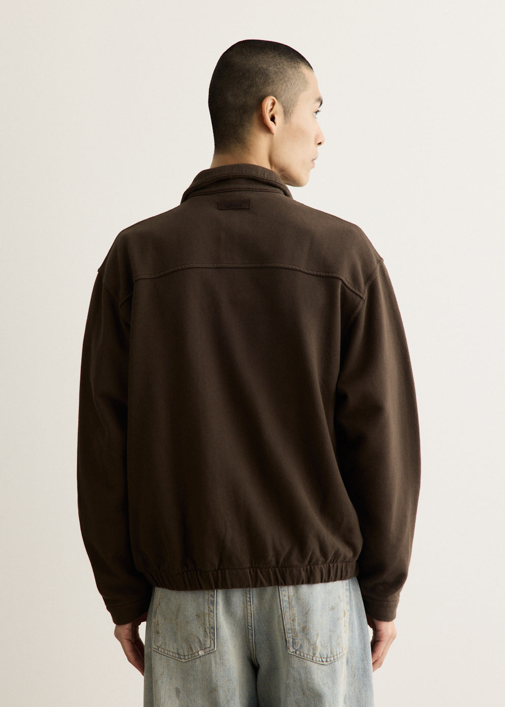 Hornidal Relaxed Organic Loopback Track Jacket