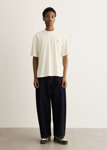 Regular Fit Garment Dyed Compass T-Shirt