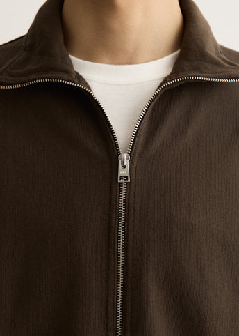 Hornidal Relaxed Organic Loopback Track Jacket