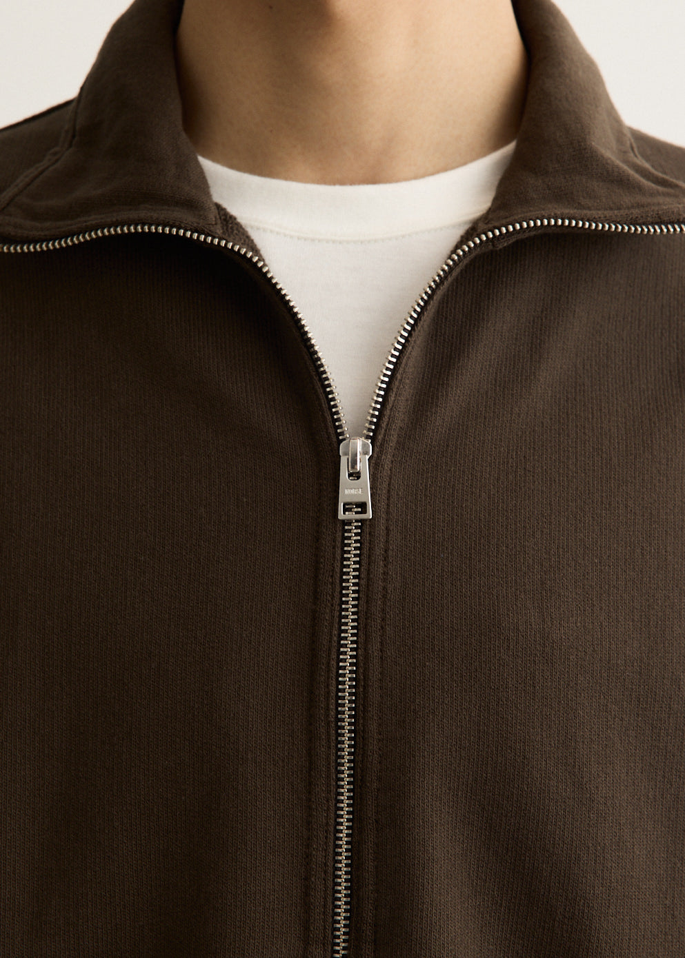 Hornidal Relaxed Organic Loopback Track Jacket