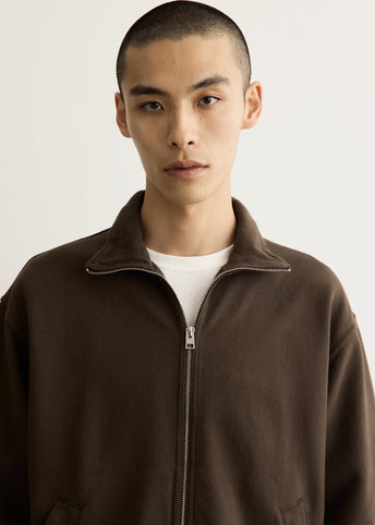 Hornidal Relaxed Organic Loopback Track Jacket