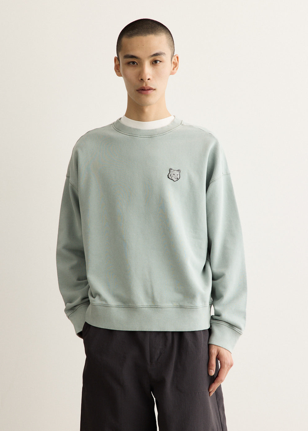 Fox Head Faded Oversize Sweatshirt