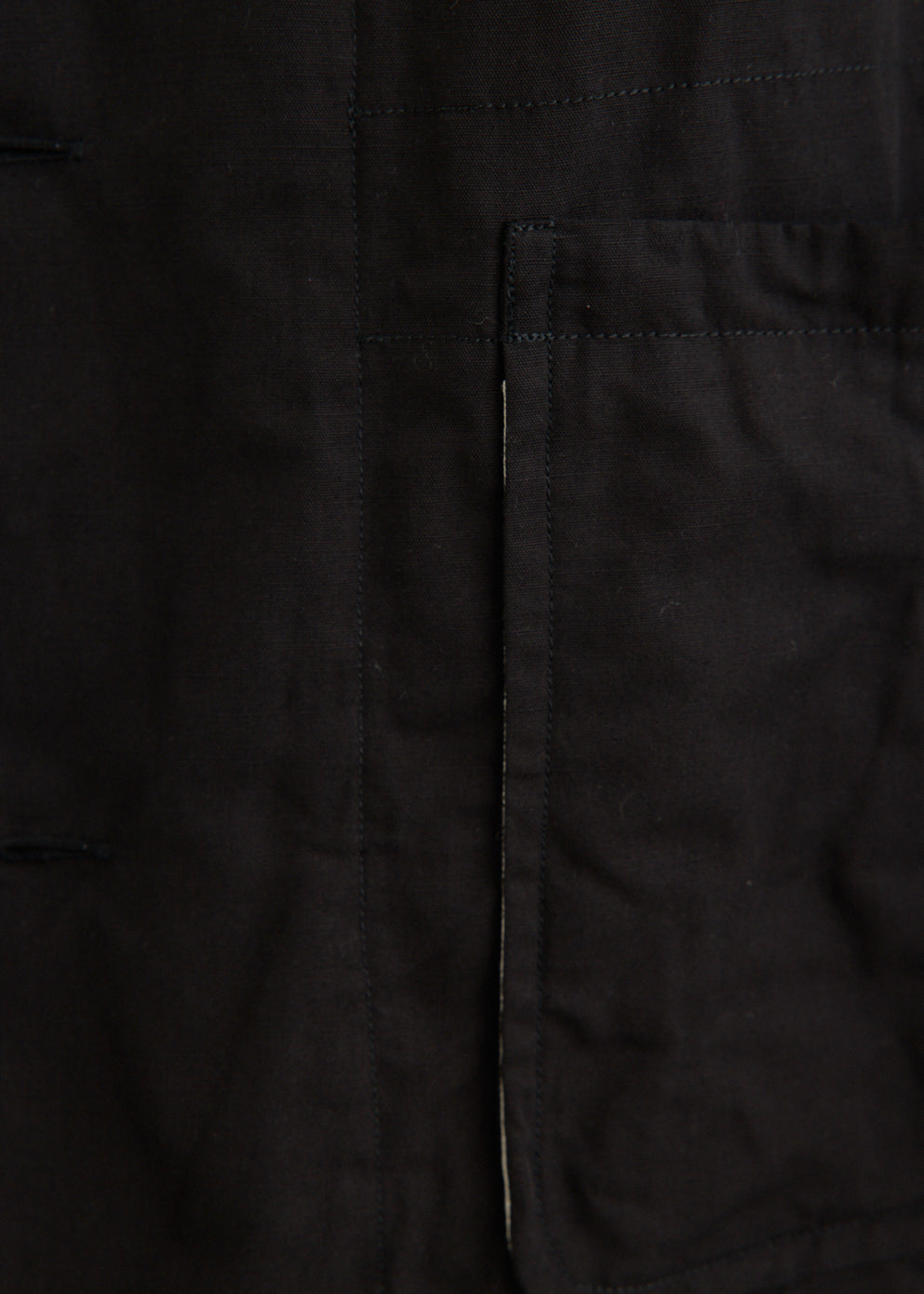 Canvas Oversized Stand Collar Vest