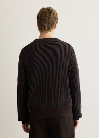 Akuna Fisherman Rib Crew Sweater