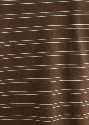Long-Sleeve Striped Polo Shirt