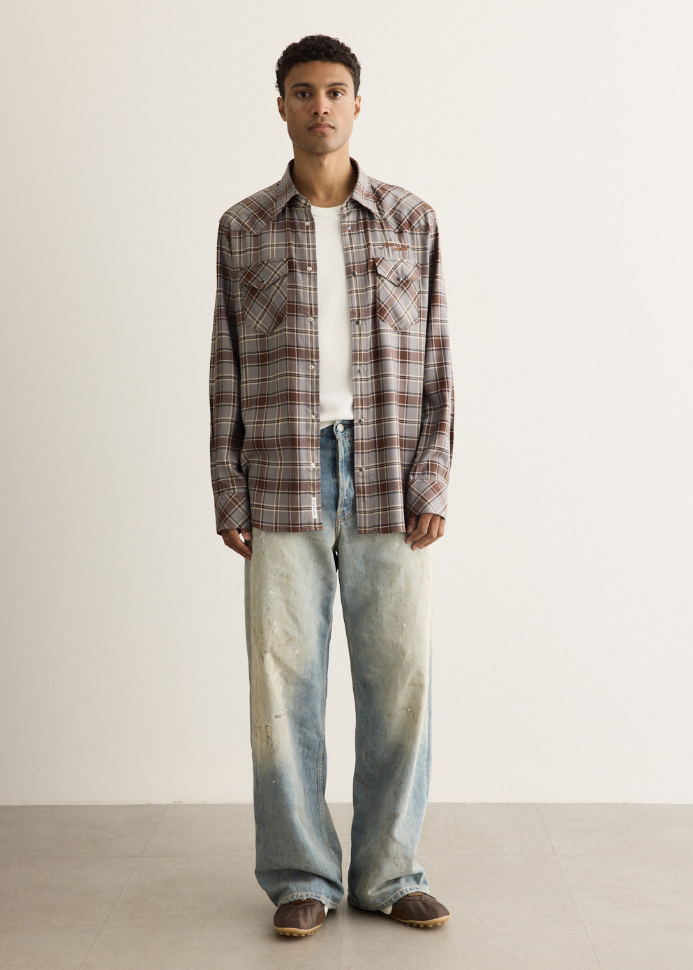 Surrow Check Flannel Shirt