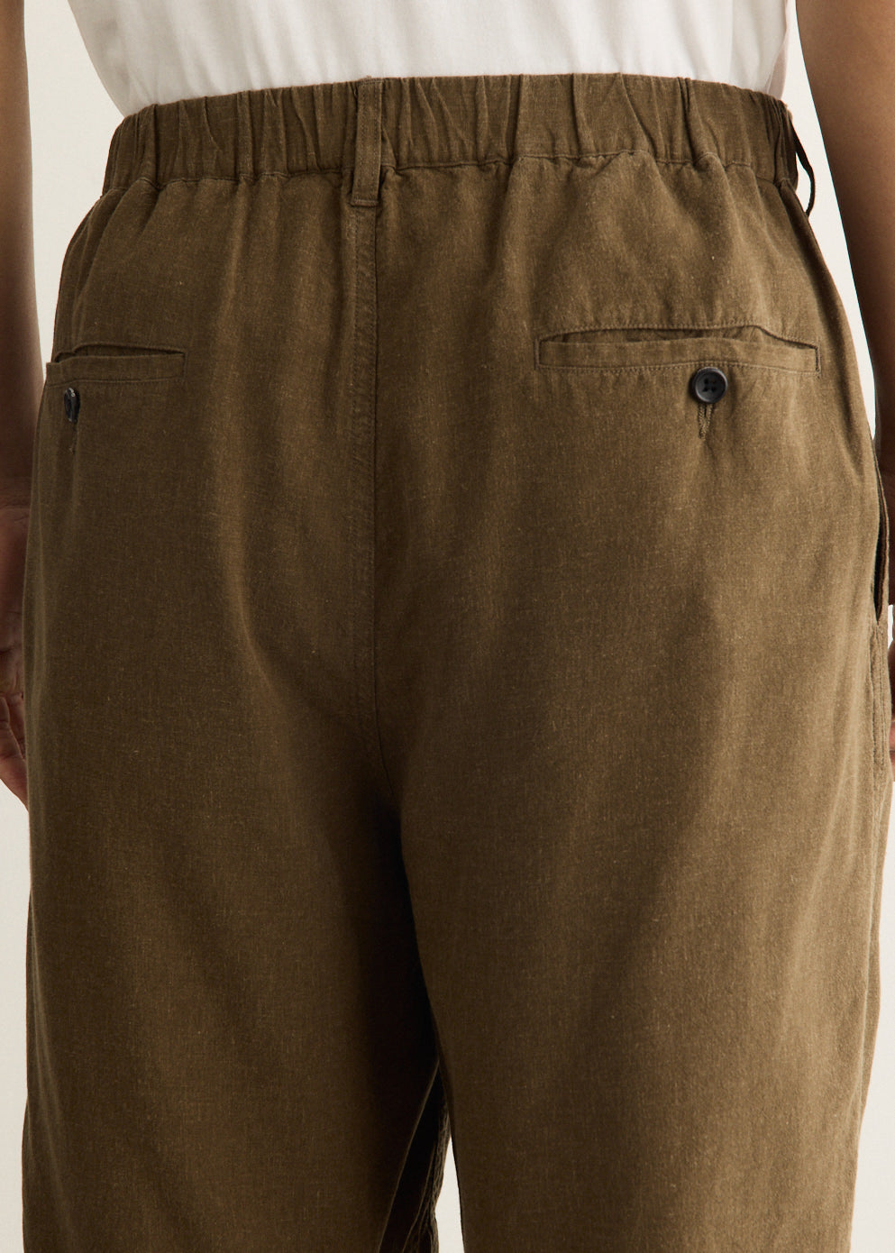 Linen Cupro Oversized Shorts