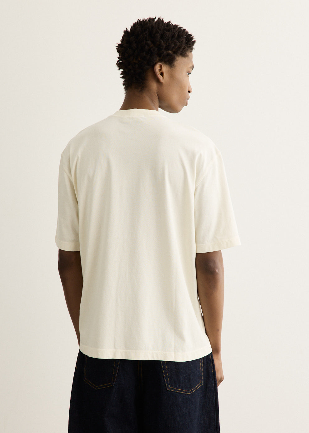 Regular Fit Garment Dyed Compass T-Shirt