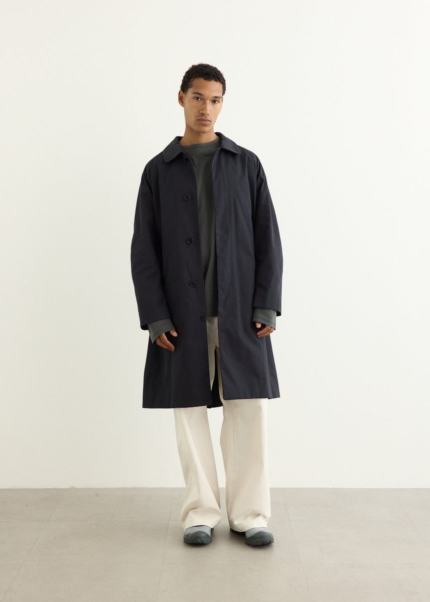 yaeca Balmacaan Coat Standard /NAVY Mサイズ Balmacaan Coat - Standard / NAVY | YAECA (MEN)(ヤエカ) | OUTER