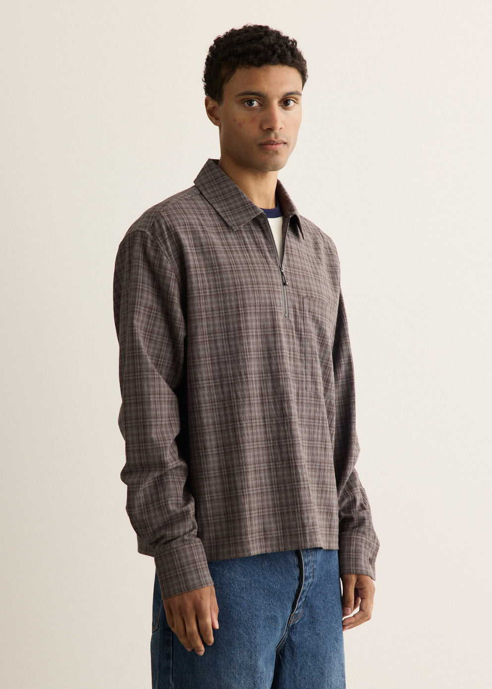Ryder Quarter Zip Popover Shirt