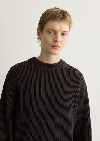 Akuna Fisherman Rib Crew Sweater