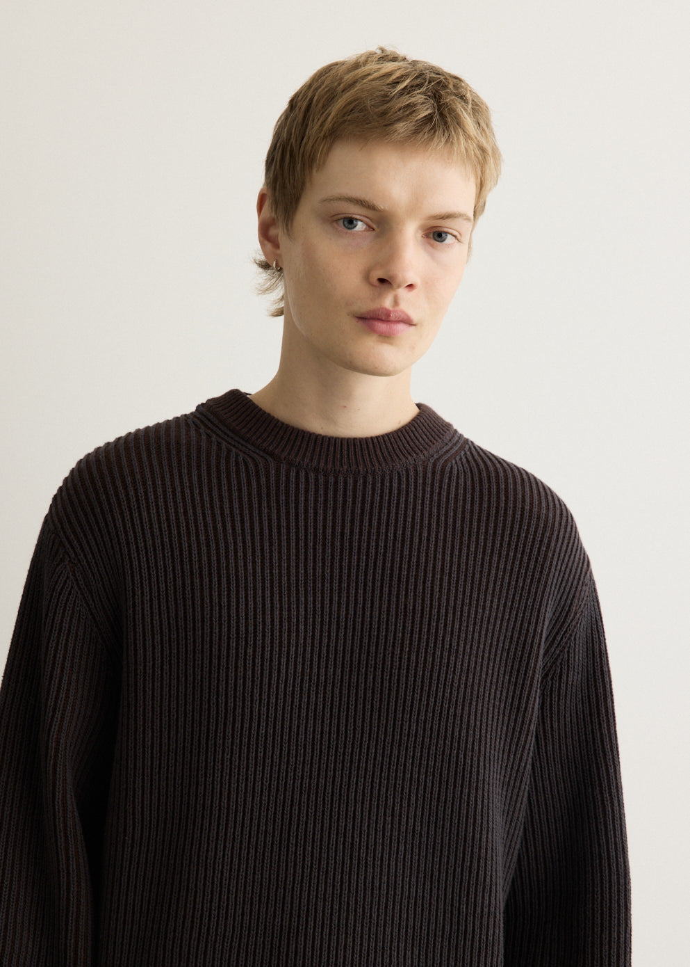 Akuna Fisherman Rib Crew Sweater
