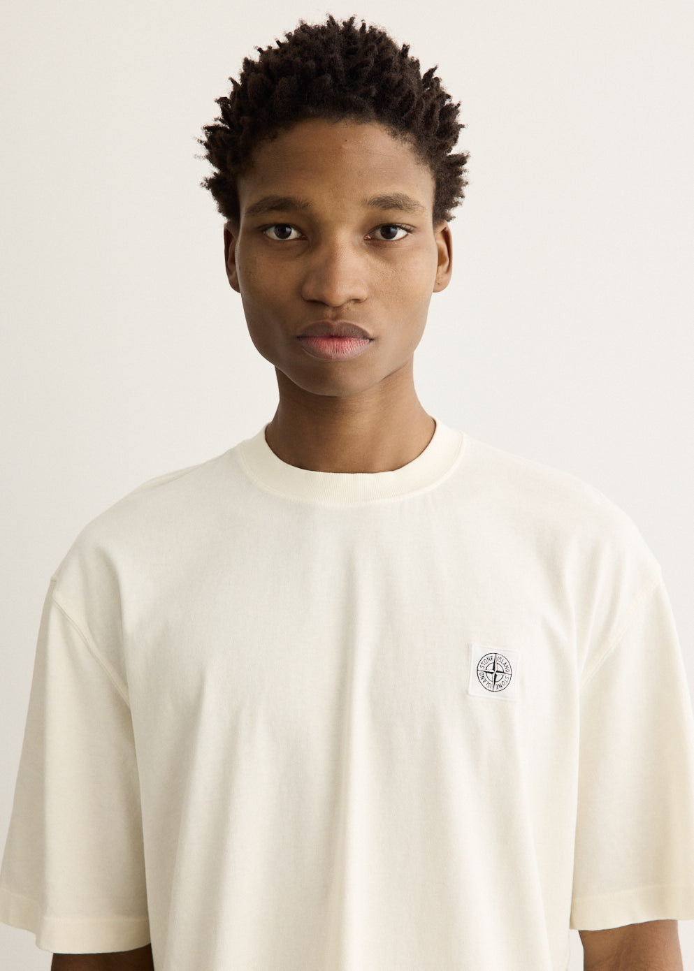 Regular Fit Garment Dyed Compass T-Shirt