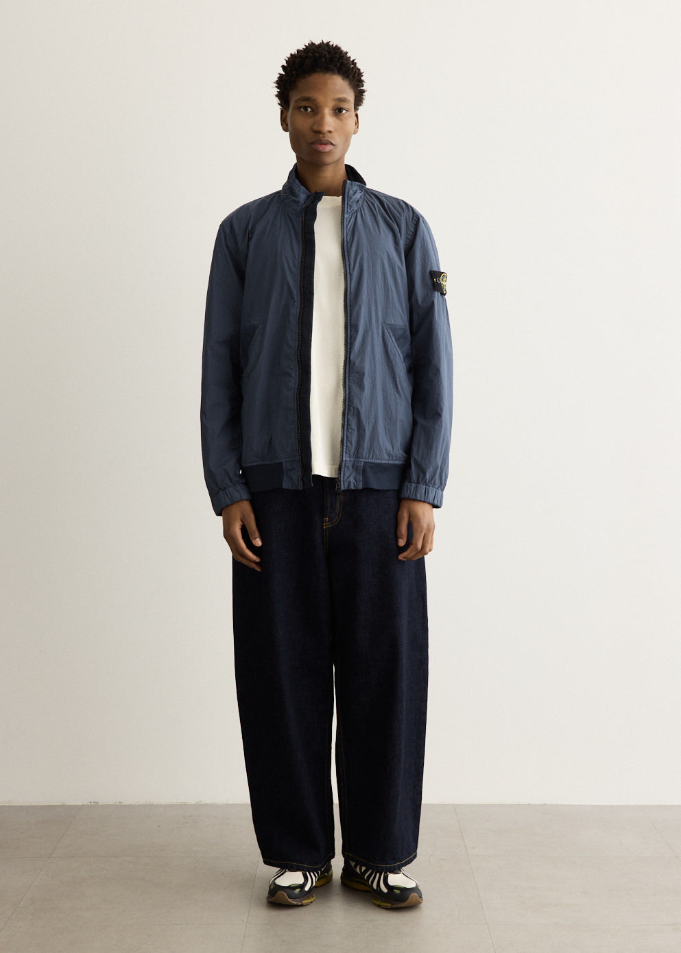 Garment Dyed Crinkle Reps Zip Jacket