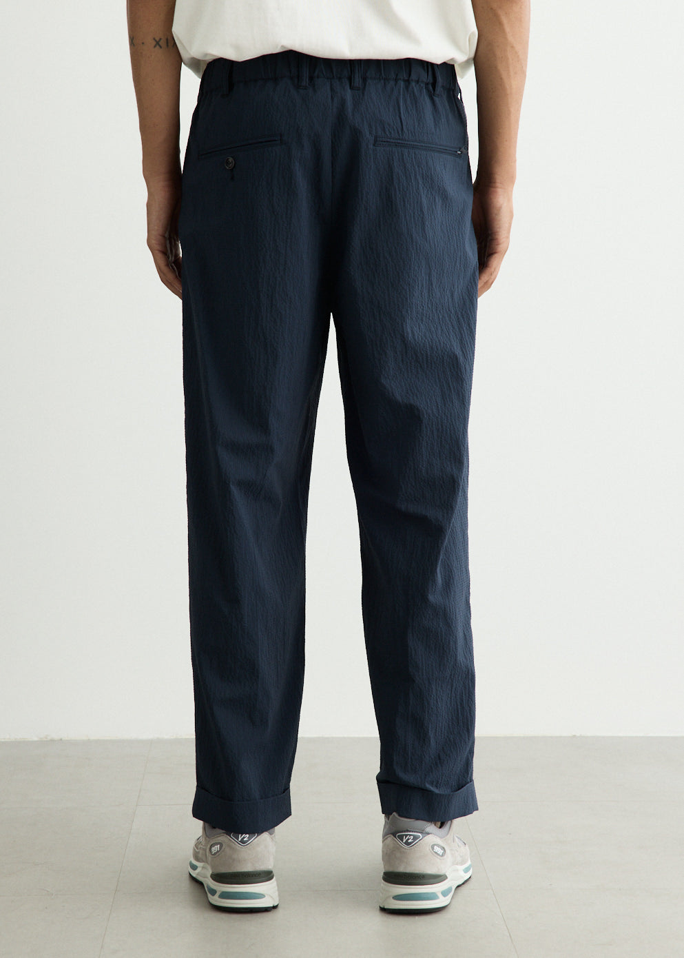 2 Pleats Anywhere (wear) Seersucker Plaid Pants