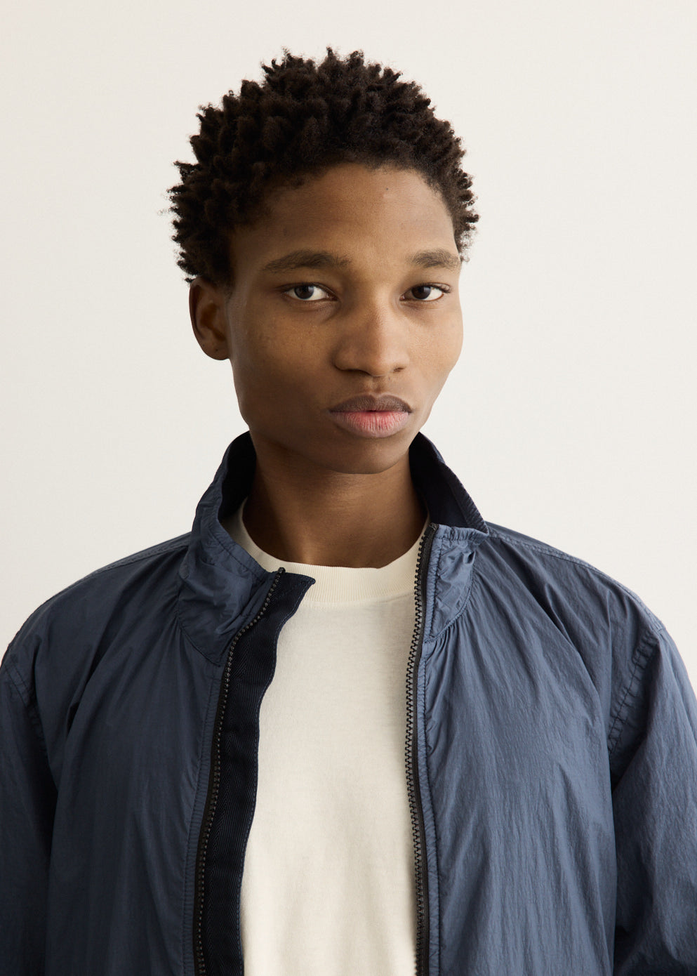 Garment Dyed Crinkle Reps Zip Jacket
