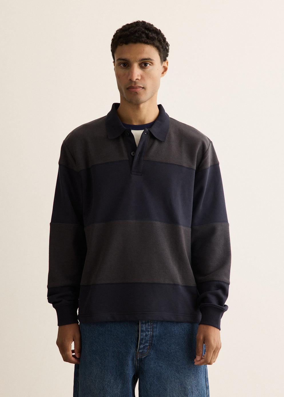 Foliage Stripe Polo