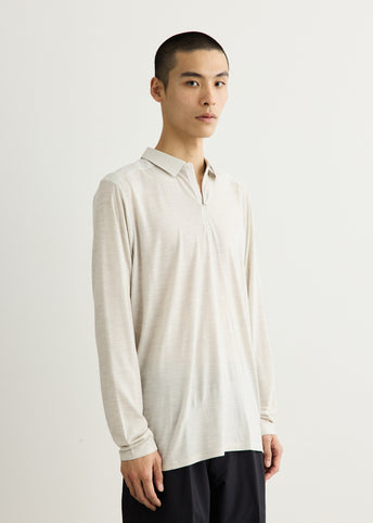 Frame Long Sleeve Polo