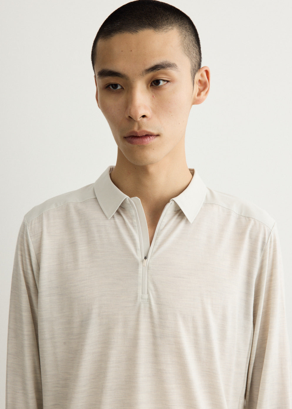 Frame Long Sleeve Polo