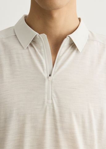 Frame Long Sleeve Polo