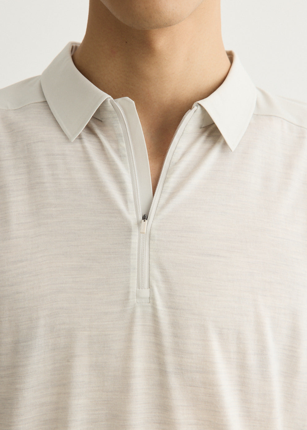 Frame Long Sleeve Polo