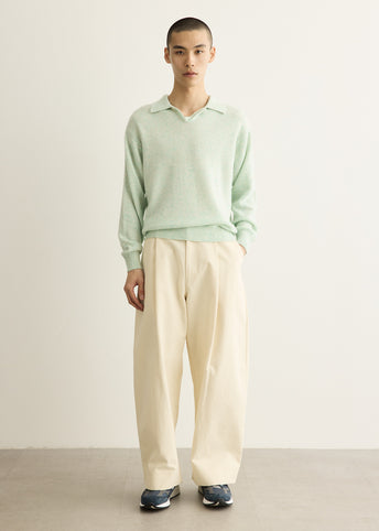 Cashmere Nep Knit Polo