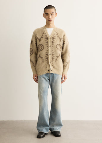 V-Neck Cardigan Sweater
