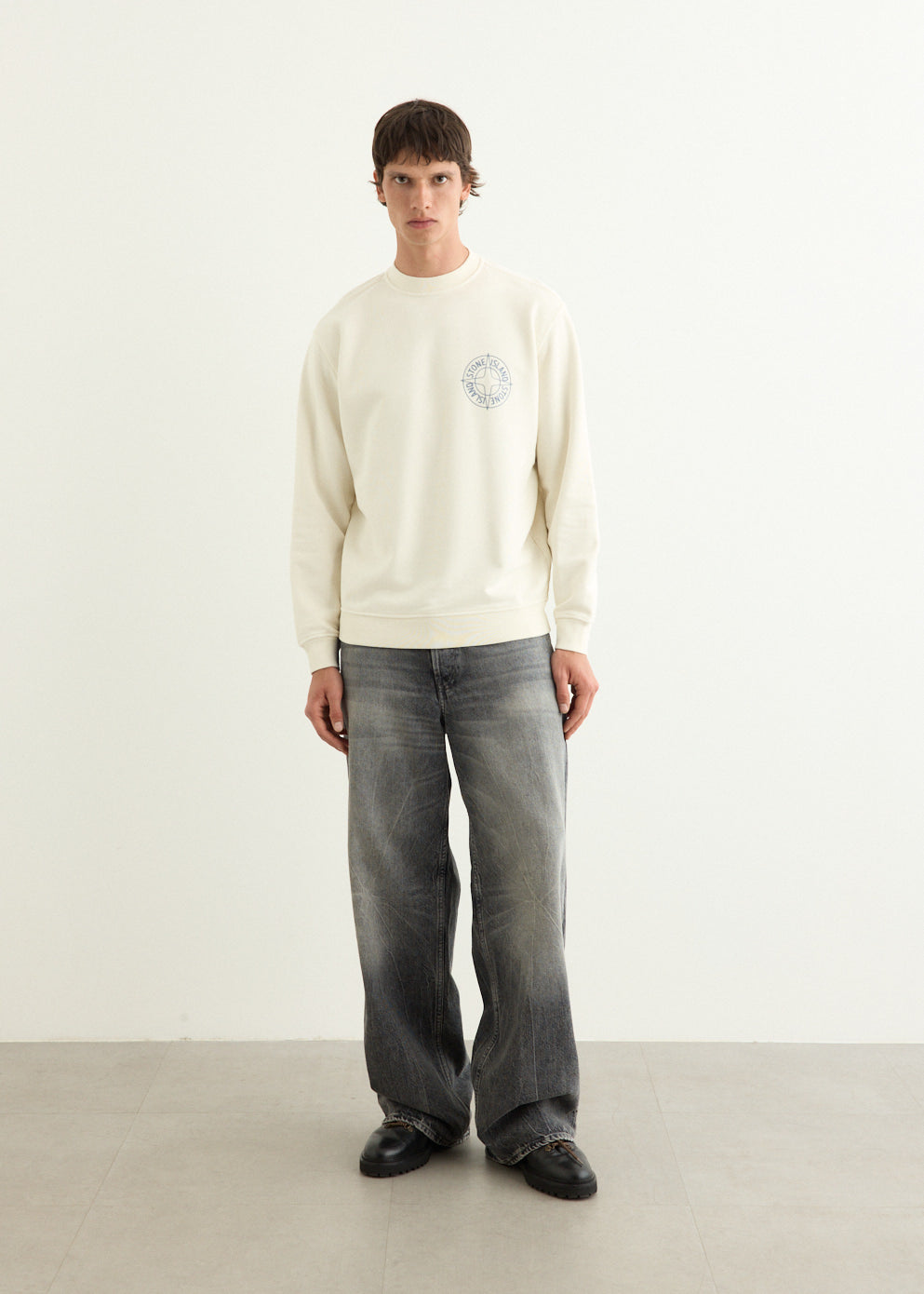 Outline Compass Oversized Sweatshirt