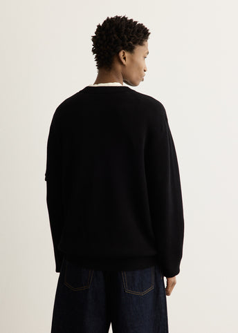 Ribbed Soft Organic Knit Crewneck