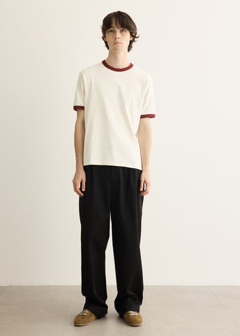 Volda Pleated Cotton Twill Trouser