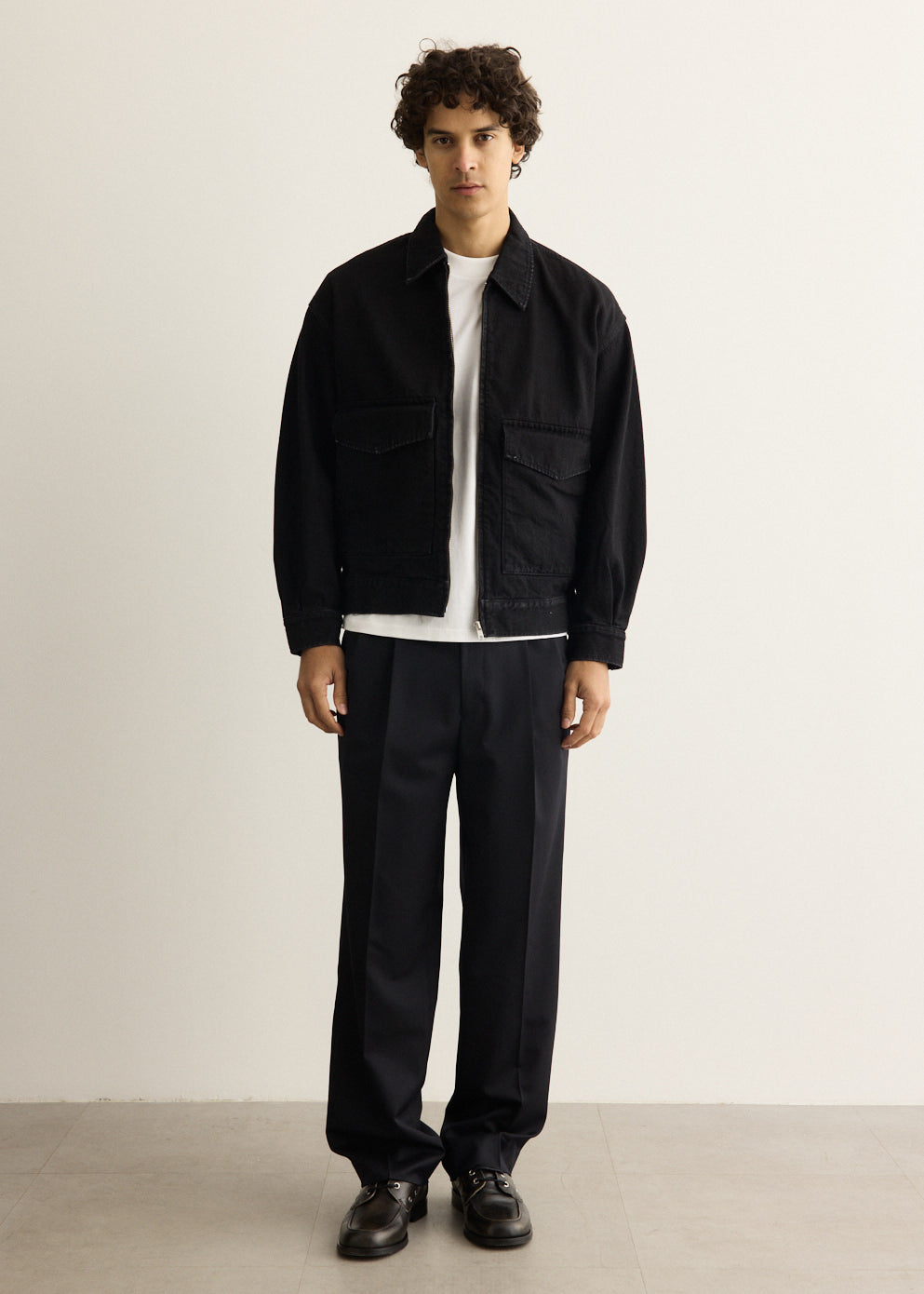 Selvage Denim Zip Jacket