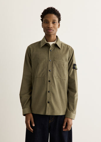 Cotton Micro Corduroy Overshirt