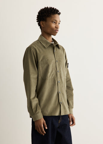 Cotton Micro Corduroy Overshirt