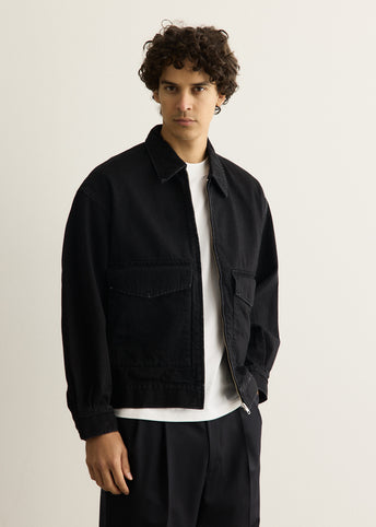 Selvage Denim Zip Jacket