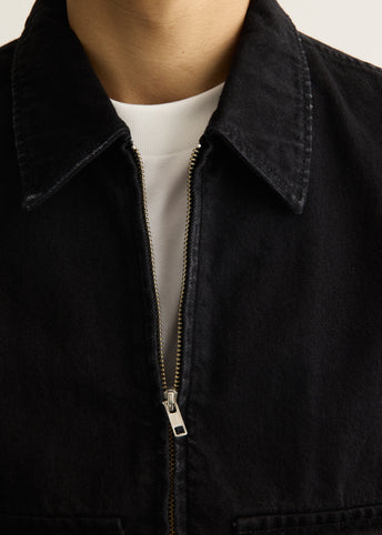 Selvage Denim Zip Jacket
