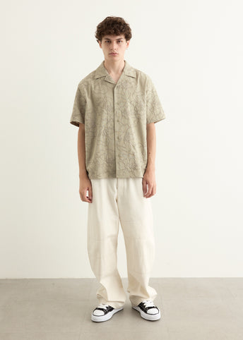 Luka Short Sleeve Foliage Camp Collar Shirt