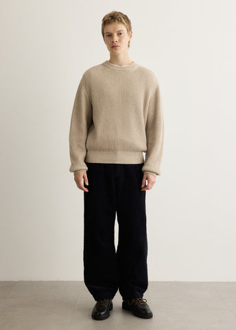 Akuna Fisherman Rib Crew Sweater