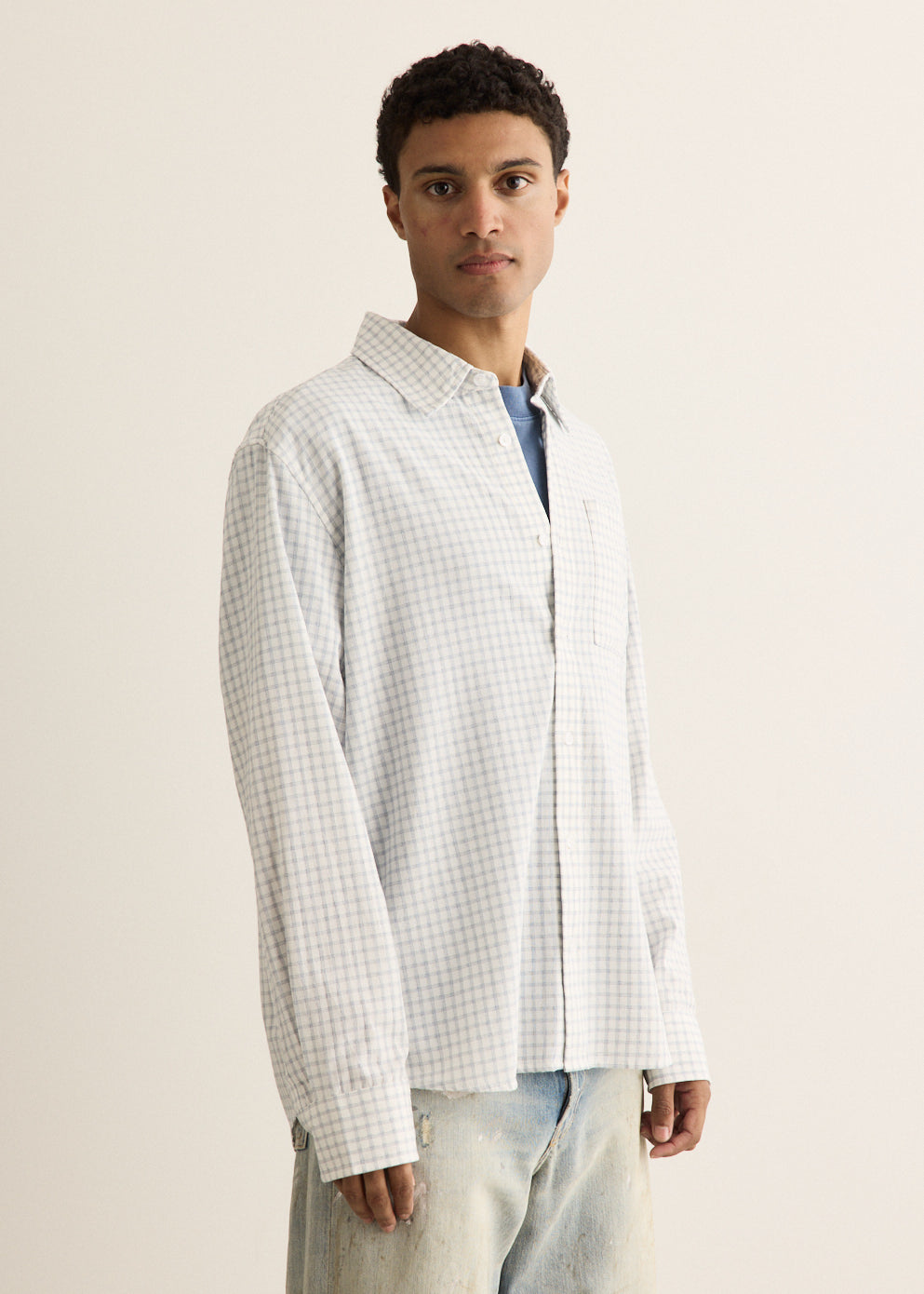 Asher Relaxed Wafer Check Shirt
