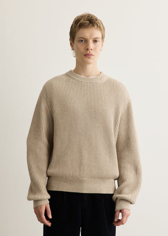 Akuna Fisherman Rib Crew Sweater