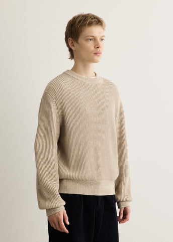 Akuna Fisherman Rib Crew Sweater