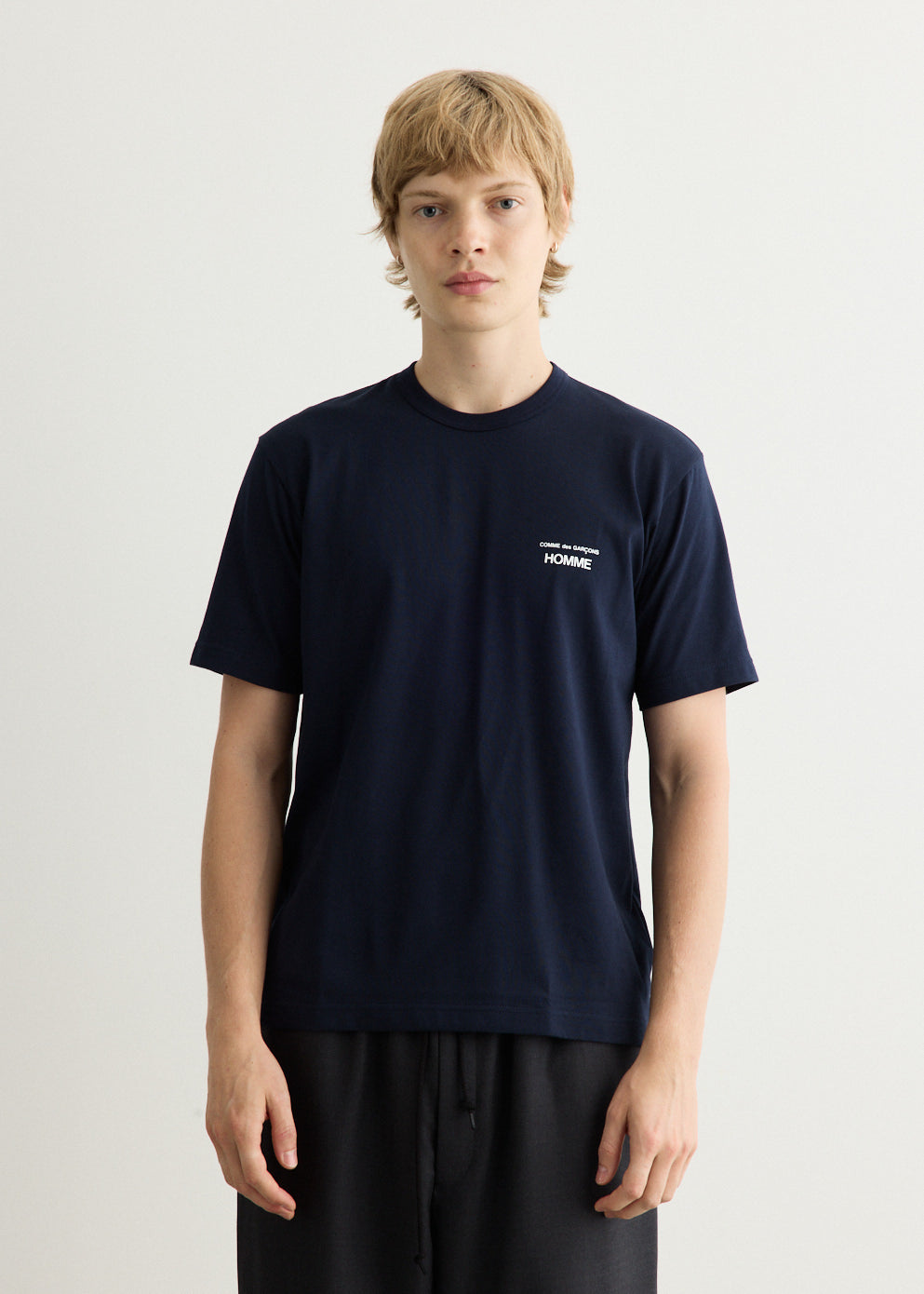 Cotton Jersey Logo Print Short Sleeve T-Shirt