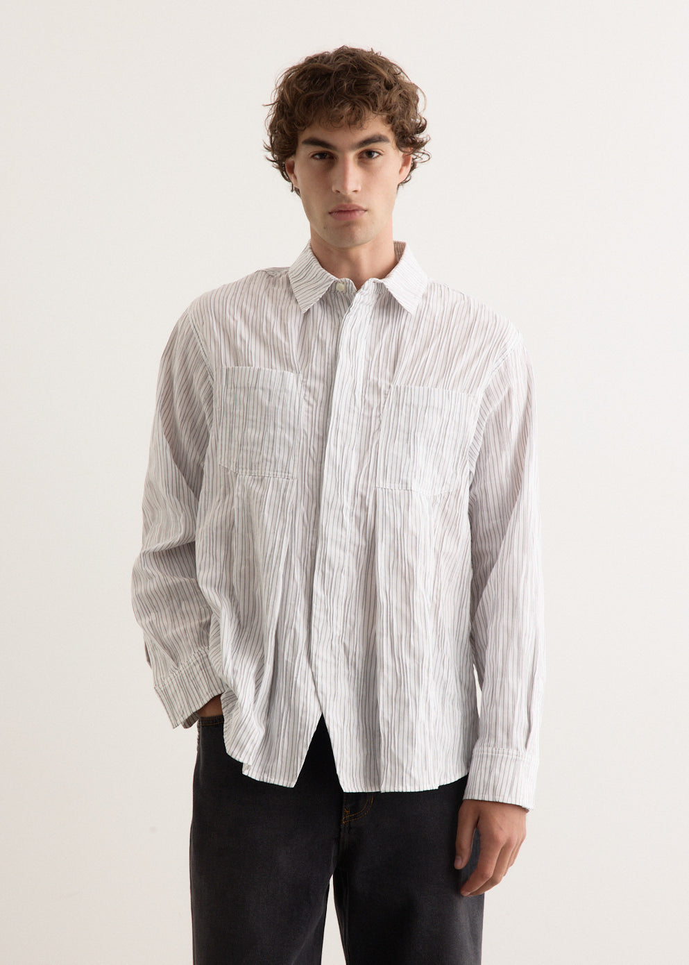 Ader Error - Ripple Shirt - Shirt,All Products : American Fashion Style Bags On Sale Ader Error - Ripple Shirt - Shirt,All Products : American Fashion Style Bags On Sale