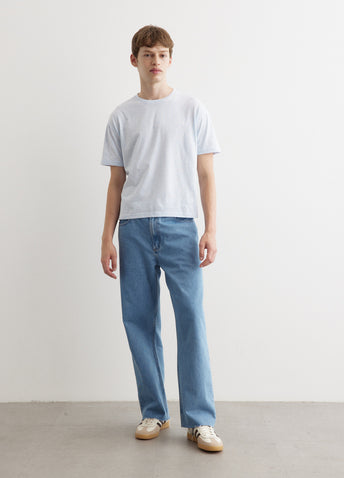Relaxed Raw Edge Jeans