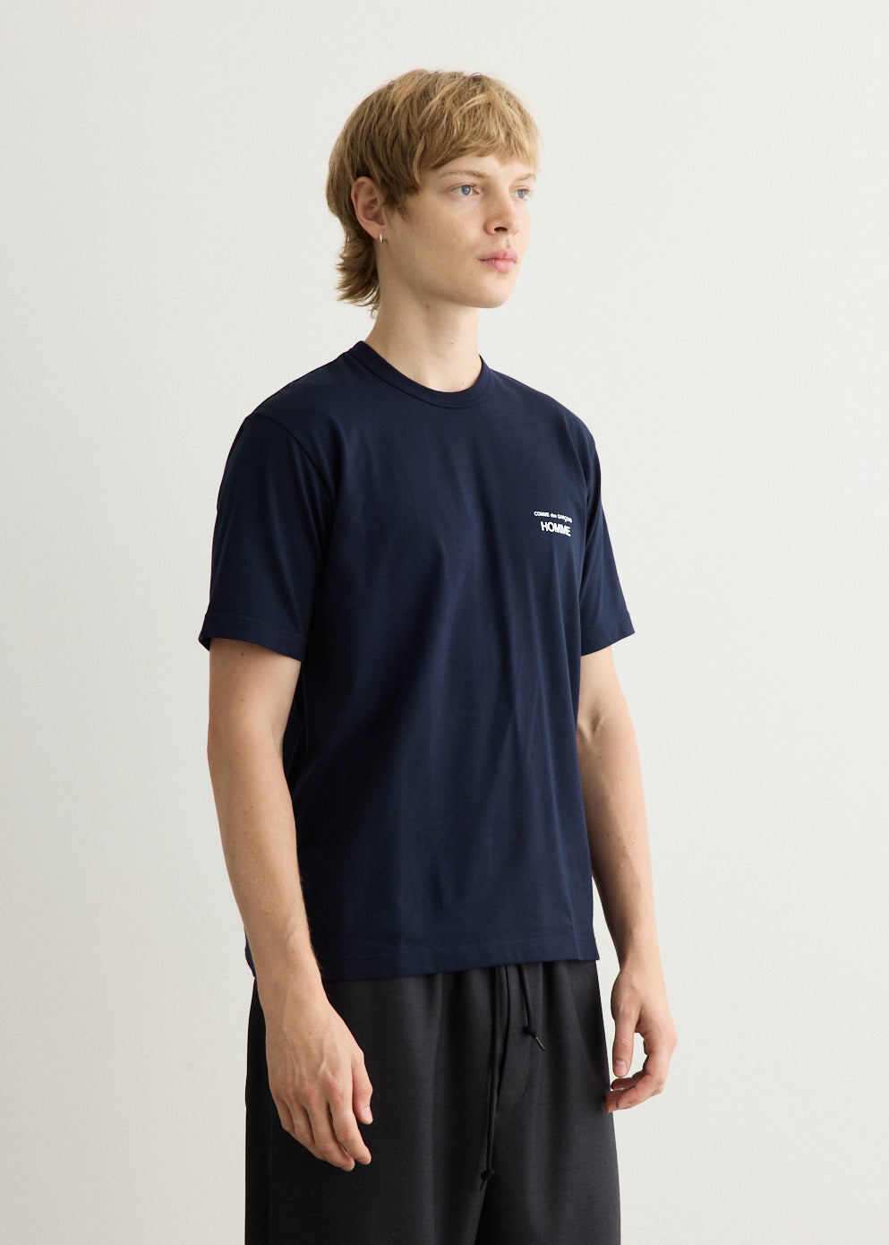 Cotton Jersey Logo Print Short Sleeve T-Shirt