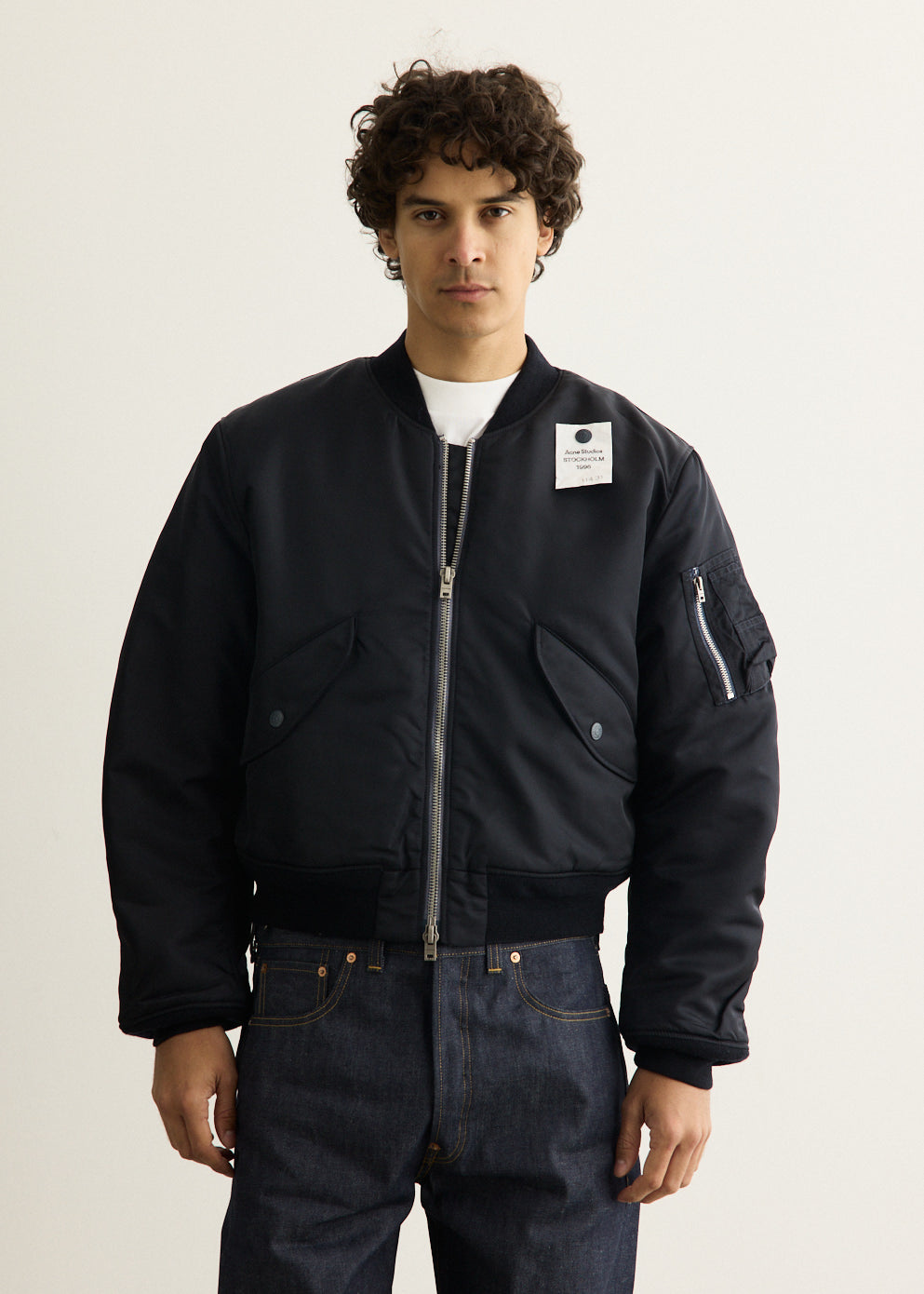 Orby Nylon Twill Bomber Jacket